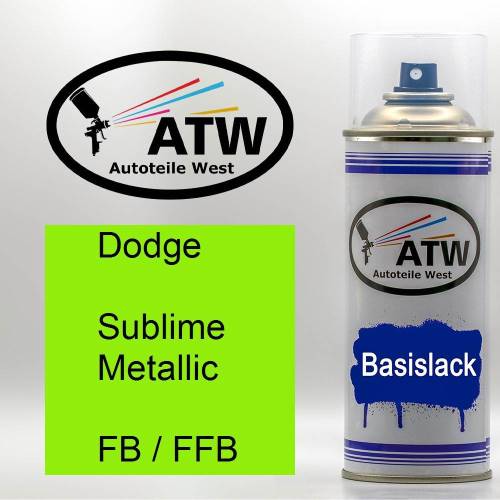 Dodge, Sublime Metallic, FB / FFB: 400ml Sprühdose, von ATW Autoteile West.